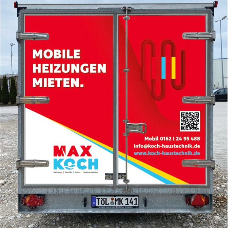 Max Koch Haustechnik: Mobile Heizungen mieten