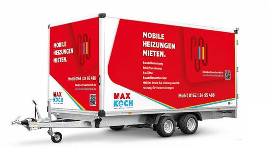 Max Koch Haustechnik: Mobile Heizungen mieten