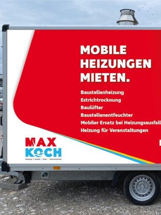 Max Koch Haustechnik: Mobile Heizungen mieten